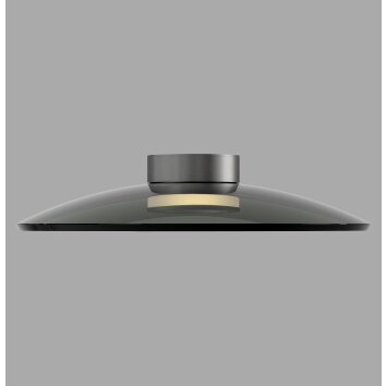 Moon Plafonnier Luminaires Paul Neuhaus LED Argenté, 2 lumières