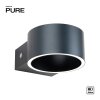 Clipse Applique murale Luminaires Paul Neuhaus LED Gris, 2 lumières