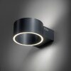 Clipse Applique murale Luminaires Paul Neuhaus LED Gris, 2 lumières