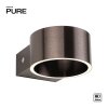 Clipse Applique murale Luminaires Paul Neuhaus LED Brun, 2 lumières