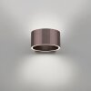 Clipse Applique murale Luminaires Paul Neuhaus LED Brun, 2 lumières