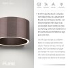 Clipse Applique murale Luminaires Paul Neuhaus LED Brun, 2 lumières