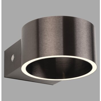 Clipse Applique murale Luminaires Paul Neuhaus LED Brun, 2 lumières