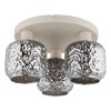 Antonio Plafonnier Luminaires Globo Lighting Beige, 3 lumières
