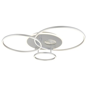 Invertina Plafonnier Luminaires Globo Lighting LED Argenté, 1 lumière, Télécommandes