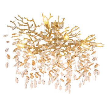 Queena Plafonnier Luminaires Globo Lighting Or, 7 lumières