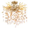 Queena Plafonnier Luminaires Globo Lighting Or, 6 lumières