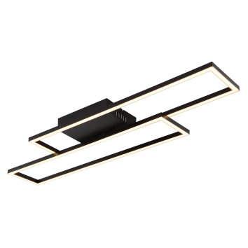 Tatjana Plafonnier Luminaires Globo Lighting LED Noir, 1 lumière