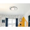 Moon Plafonnier Luminaires Globo Lighting LED Gris, Noir, 1 lumière