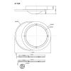Moon Plafonnier Luminaires Globo Lighting LED Gris, Noir, 1 lumière