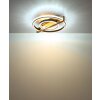 Deloris Plafonnier Luminaires Globo Lighting LED Brun foncé, Noir, 1 lumière, Télécommandes