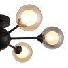 Roland Plafonnier Luminaires Globo Lighting Noir, 6 lumières