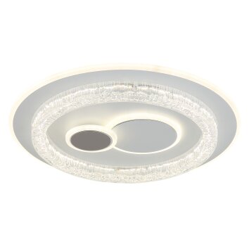 Kriswall Plafonnier Luminaires Globo Lighting LED Blanc, 1 lumière