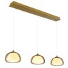 Avila Suspension Luminaires Globo Lighting LED Or, 1 lumière, Télécommandes