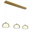 Avila Suspension Luminaires Globo Lighting LED Or, 1 lumière, Télécommandes