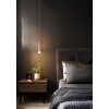 Pelo Suspension Luminaires Globo Lighting LED Nickel mat, 1 lumière