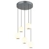 Simmons Suspension Luminaires Globo Lighting LED Gris, 1 lumière