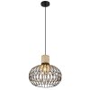 Dorthy Suspension Luminaires Globo Lighting Gris, Noir, 1 lumière