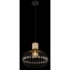 Dorthy Suspension Luminaires Globo Lighting Gris, Noir, 1 lumière