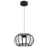 Ribbon Suspension Luminaires Globo Lighting LED Noir, 1 lumière