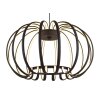 Ribbon Suspension Luminaires Globo Lighting LED Noir, 1 lumière