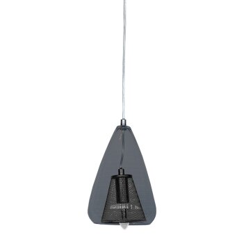 Vera Suspension Luminaires Globo Lighting Noir, 1 lumière
