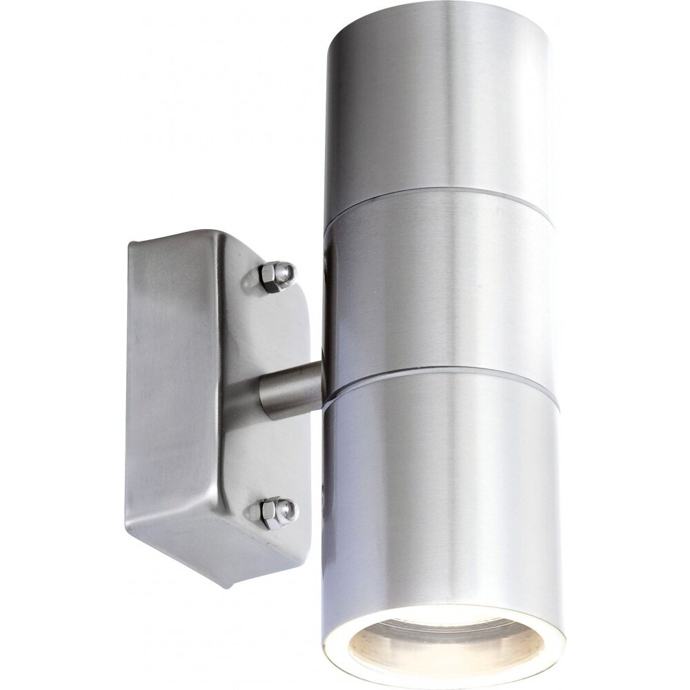 Applique murale d\'extérieur Globo LED Clair, 2 lumières main product photo