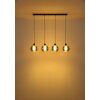 Ulf Suspension Luminaires Globo Lighting Noir, 4 lumières