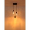 Alonso Suspension Luminaires Globo Lighting Noir, 3 lumières