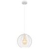 Nesa Suspension Luminaires Globo Lighting Blanc, 1 lumière