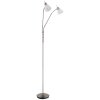 Malte Lampadaire Luminaires Globo Lighting Nickel mat, 2 lumières