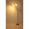 Malte Lampadaire Luminaires Globo Lighting Nickel mat, 2 lumières