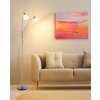 Malte Lampadaire Luminaires Globo Lighting Nickel mat, 2 lumières