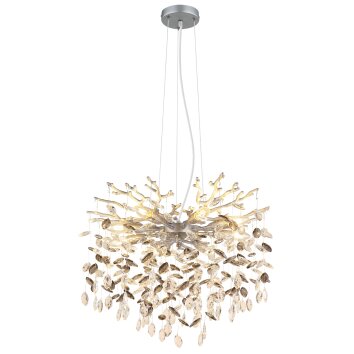 Queena Lustre Luminaires Globo Lighting Argenté, 8 lumières