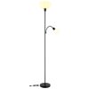 Hinton Lampadaire Luminaires Globo Lighting Noir, 1 lumière