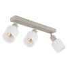 Trent Plafonnier Luminaires Globo Lighting Chrome, Sable, 3 lumières