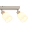 Trent Plafonnier Luminaires Globo Lighting Chrome, Sable, 4 lumières