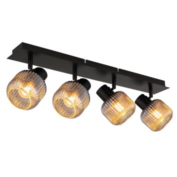 Tom Plafonnier Luminaires Globo Lighting Noir, 4 lumières