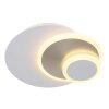Odonell Applique murale Luminaires Globo Lighting LED Nickel mat, Blanc, 1 lumière