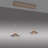 Moon Suspension Luminaires Paul Neuhaus LED Bronze, 4 lumières