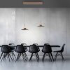 Moon Suspension Luminaires Paul Neuhaus LED Bronze, 4 lumières