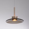 Moon Suspension Luminaires Paul Neuhaus LED Bronze, 4 lumières