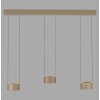 Clipse Suspension Luminaires Paul Neuhaus LED Bronze, 6 lumières, Télécommandes
