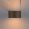 Clipse Suspension Luminaires Paul Neuhaus LED Bronze, 6 lumières, Télécommandes