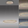 E-Loop Suspension Luminaires Paul Neuhaus LED Bronze, 2 lumières, Télécommandes