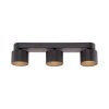 Cup Plafonnier Luminaires Paul Neuhaus LED Noir, 3 lumières