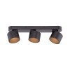 Cup Plafonnier Luminaires Paul Neuhaus LED Noir, 3 lumières