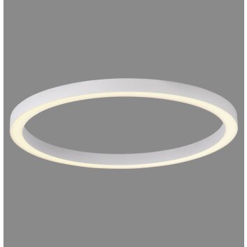 Round Plafonnier Luminaires Paul Neuhaus LED Blanc, 1 lumière, Télécommandes