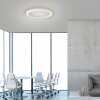 Round Plafonnier Luminaires Paul Neuhaus LED Blanc, 1 lumière, Télécommandes
