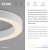 Round Plafonnier Luminaires Paul Neuhaus LED Blanc, 1 lumière, Télécommandes